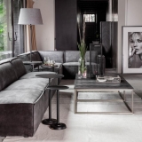 Venice Adjustable Sofa Table black M
